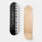 Klaviertastatur Elegant Personalisiert Skateboard (Vorderseite)