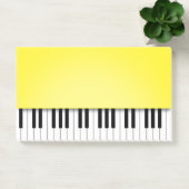 Klaviertastatur fröhliche gelbe Musik Post-it Klebezettel (Büro)
