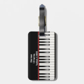 Klaviertastatur Gepäckanhänger (Rückseite vertikal)