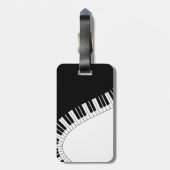 Klaviertastatur Gepäckanhänger (Rückseite vertikal)