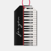 Klaviertastatur  geschenkanhänger (Vorderseite)