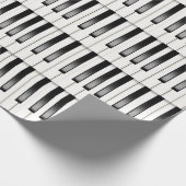 Klaviertastatur Geschenkpapier (Ecke)