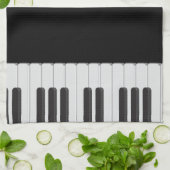 Klaviertastatur Geschirrtuch (Gefaltet)