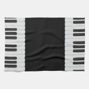 Klaviertastatur Geschirrtuch