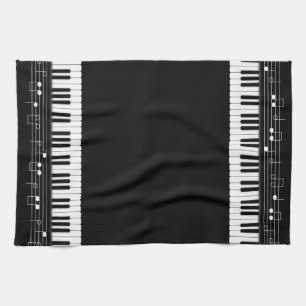 Klaviertastatur Geschirrtuch