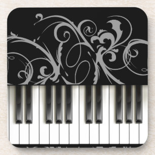 Klaviertastatur Getränkeuntersetzer