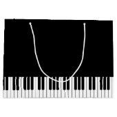 Klaviertastatur Große Geschenktasche Große Geschenktüte (Rückseite)