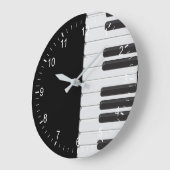 Klaviertastatur Große Wanduhr (Winkel)