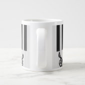 Klaviertastatur Jumbo-Tasse (Rückseite)