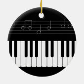 Klaviertastatur Keramikornament (Hinten)