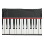 Klaviertastatur Kissenbezug (Rückseite-Links)