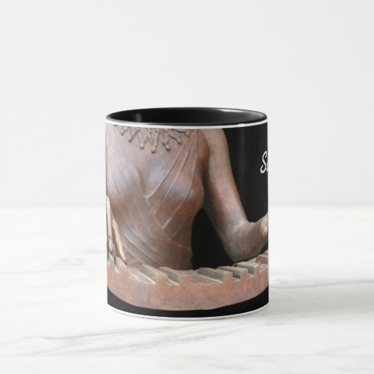 Klaviertastatur Klaviermusik Tasse (Zentrum)