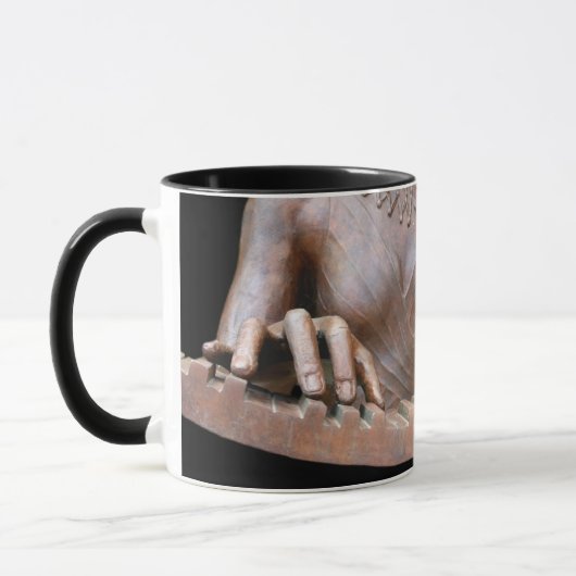 Klaviertastatur Klaviermusik Tasse (Links)