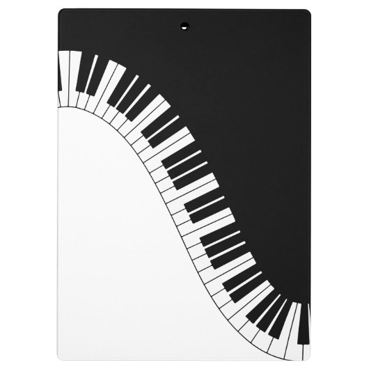 Klaviertastatur Klemmbrett (Rückseite)