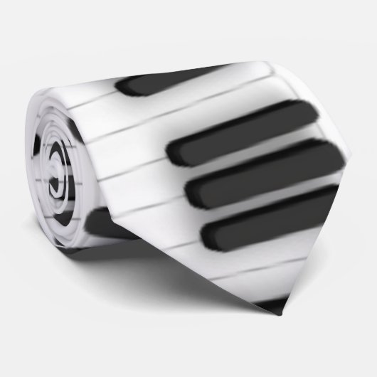 Klaviertastatur Krawatte (Gerollt)