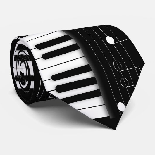 Klaviertastatur Krawatte (Gerollt)