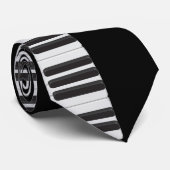 Klaviertastatur Krawatte (Gerollt)