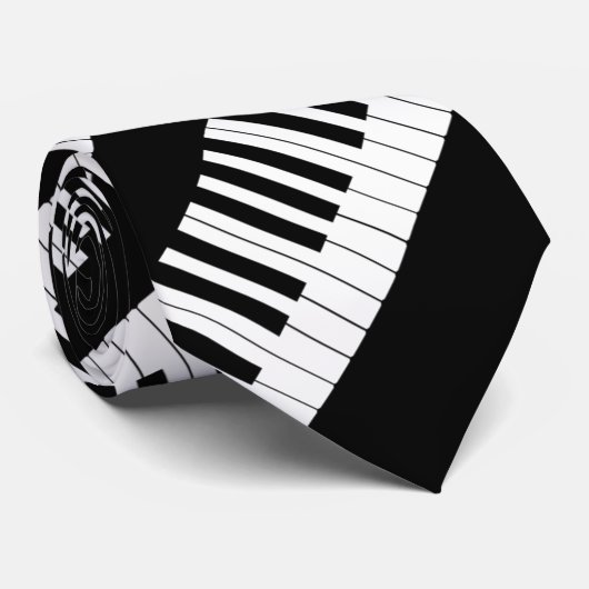 Klaviertastatur Krawatte (Gerollt)