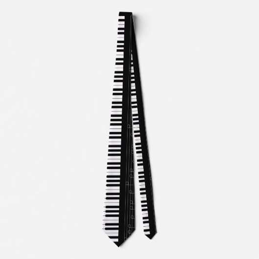Klaviertastatur Krawatte (Vorderseite)
