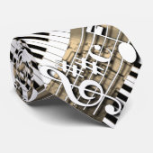 Klaviertastatur Krawatte (Gerollt)