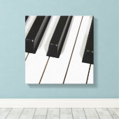 Klaviertastatur Leinwanddruck (Insitu (Holzboden))