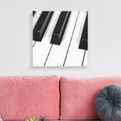 Klaviertastatur Leinwanddruck (Insitu (Wohnzimmer))