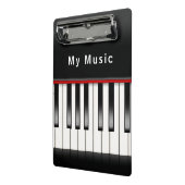 Klaviertastatur Mini Klemmbrett (Gewinkelt2)