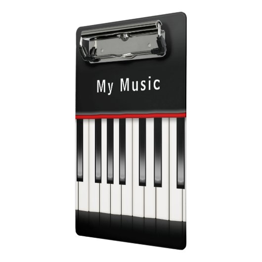 Klaviertastatur Mini Klemmbrett (Gewinkelt2)