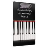 Klaviertastatur mit Anführungszeichen Klemmbrett (Rechts)