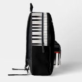 Klaviertastatur mit Musikangebot Bedruckter Rucksack (Links)