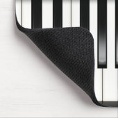Klaviertastatur mit Musikangebot Mousepad (Ecke)