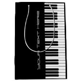 Klaviertastatur Mittlere Geschenktasche Geschenktüte (Vorderseite)