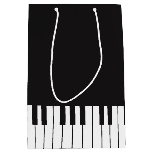 Klaviertastatur Mittlere Geschenktüte (Vorderseite)