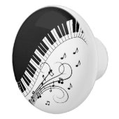 Klaviertastatur Mouse Pad Keramikknauf (Rechts)