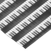 Klaviertastatur Musical Design Tablecloth Tischdecke (Schrägansicht)