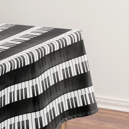 Klaviertastatur Musical Design Tablecloth Tischdecke (Beispiel)