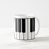 Klaviertastatur Musiker Geschenk Jumbo-Neuheiten-T Kaffeetasse (VorderseiteRechts)