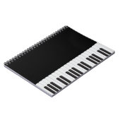 Klaviertastatur Notizblock (Linke Seite)