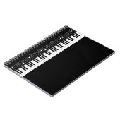 Klaviertastatur Notizblock (Linke Seite)