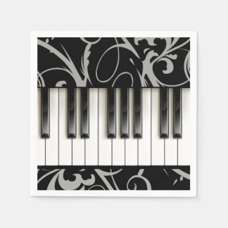 Klaviertastatur // Piano Erwägungsgrund (Empfang) Serviette
