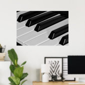 Klaviertastatur Poster (Heimbüro)