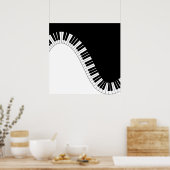 Klaviertastatur Poster (Küche)
