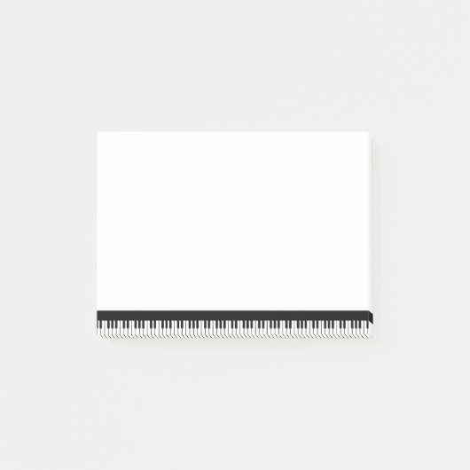 Klaviertastatur Postit-Notizen Post-it Klebezettel (Vorderseite)