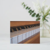 Klaviertastatur Postkarte (Stehend Vorderseite)