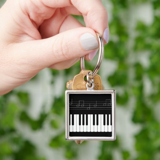 Klaviertastatur Schlüsselanhänger (Hand)