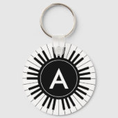 Klaviertastatur-Schlüsselanhänger Schlüsselanhänger (Vorderseite)