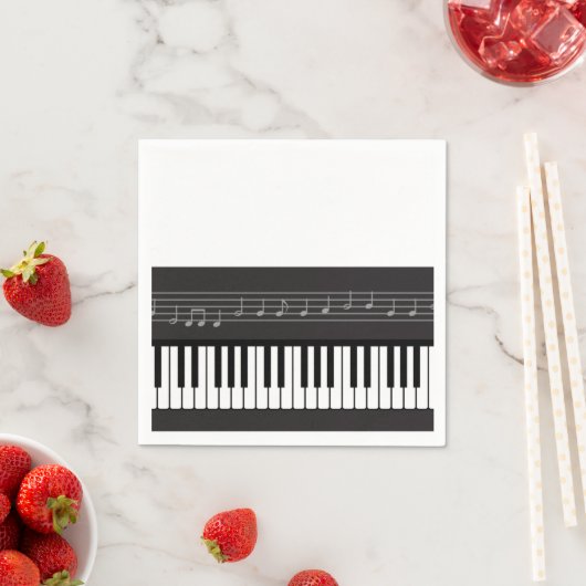 Klaviertastatur Serviette (Beispiel)