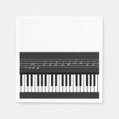 Klaviertastatur Serviette (Vorderseite)