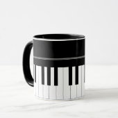 Klaviertastatur Tasse (Vorderseite Links)