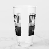 Klaviertastatur Trinkglas Glas (Links)